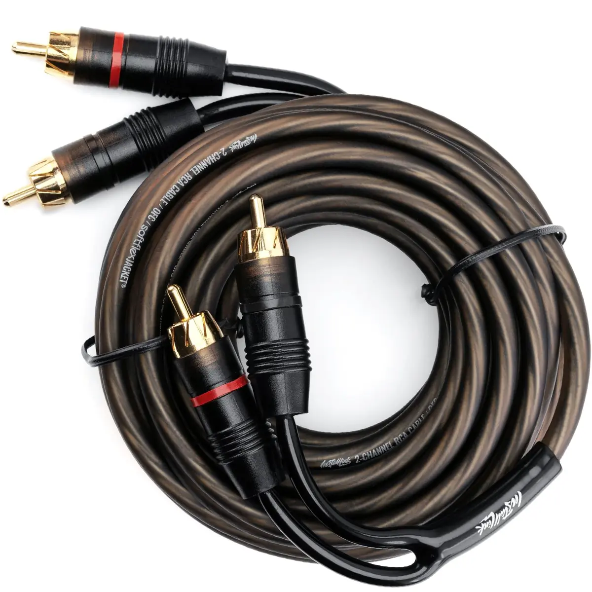 Install Link RCA Audio Cable 20ft | OFC 2-Male to 2-Male, Stereo & Subwoofer - main product image