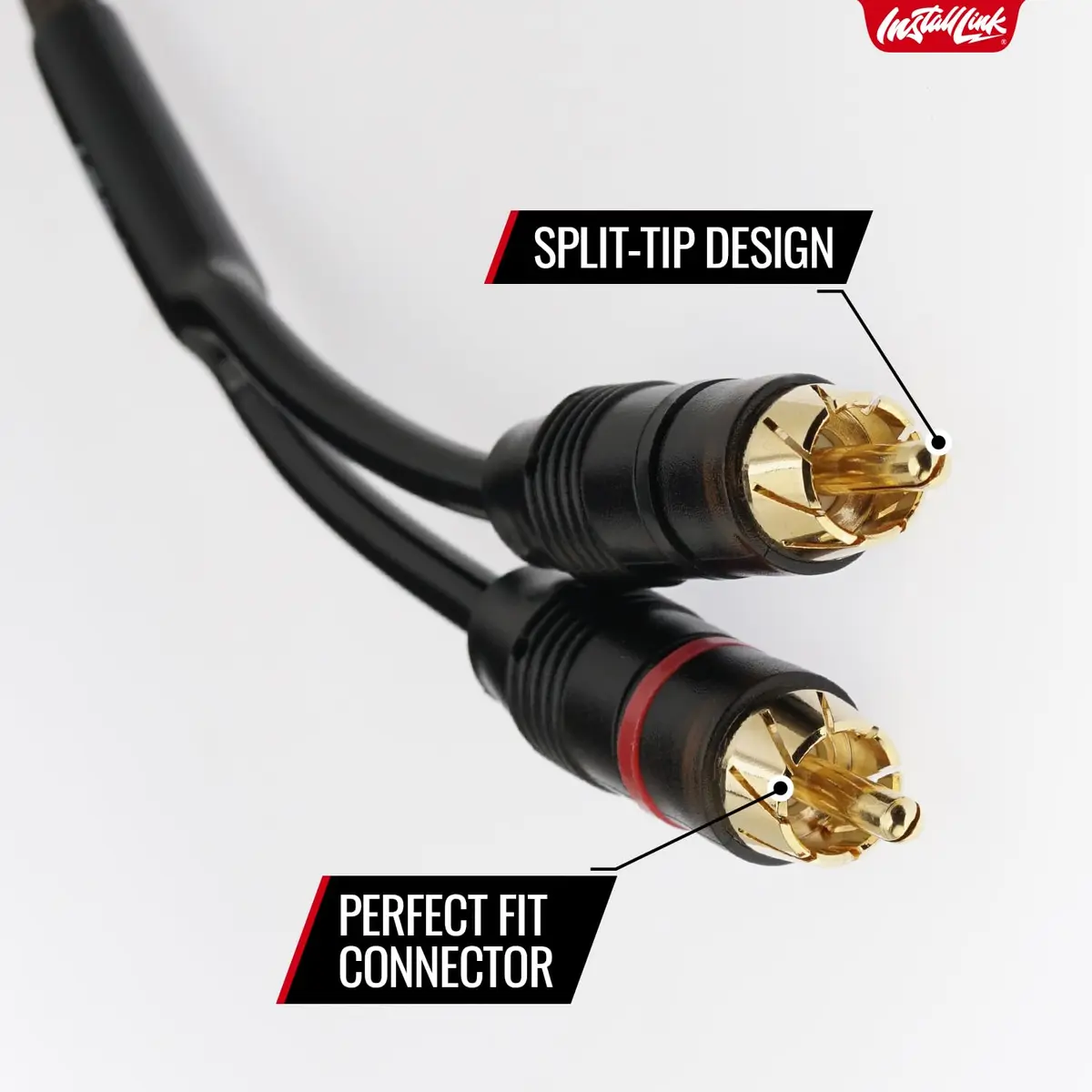 Install Link RCA Audio Cable 20ft | OFC 2-Male to 2-Male, Stereo & Subwoofer - view 3
