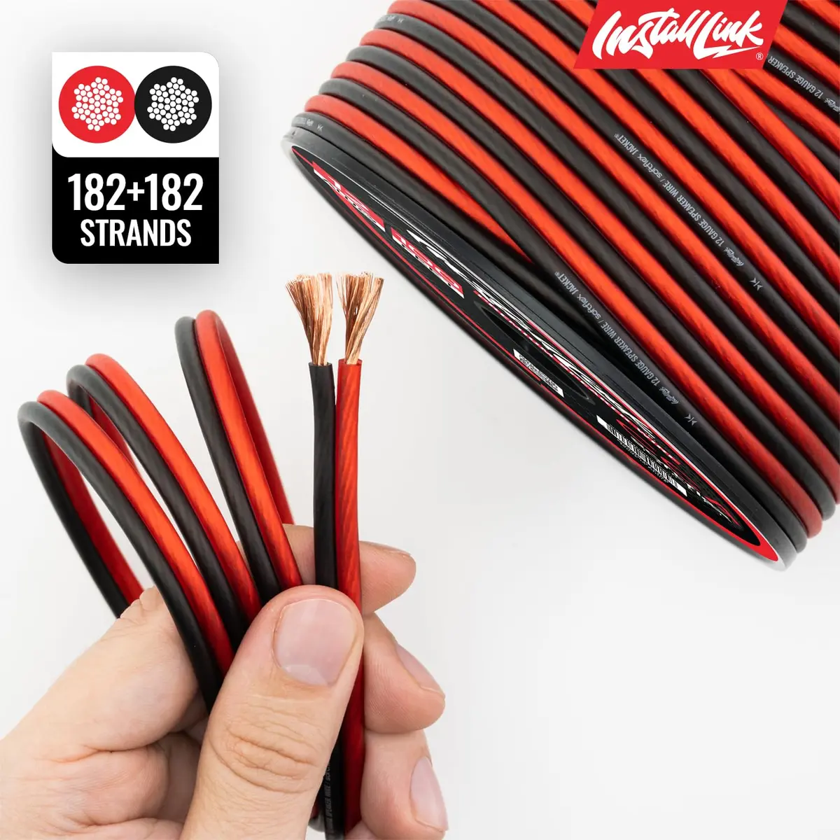 Install Link 12 AWG Gauge Speaker Wire Cable 100 Feet (30.5m) | Premium CCA for Home Theater & Car Audio - view 8