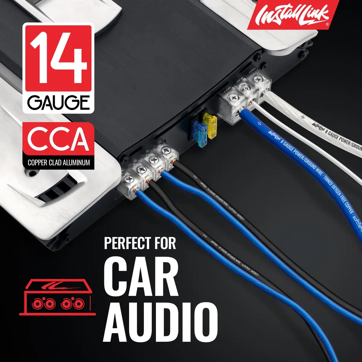 Install Link 14 AWG Gauge Speaker Wire 30.5m (100 Feet) | CCA for Home Theater & Car Audio - view 4