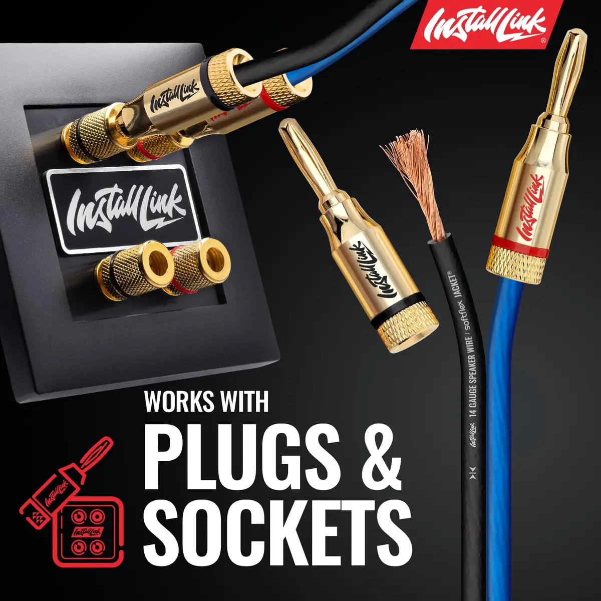 Install Link 14 AWG Gauge Speaker Wire 30.5m (100 Feet) | CCA for Home Theater & Car Audio - view 5