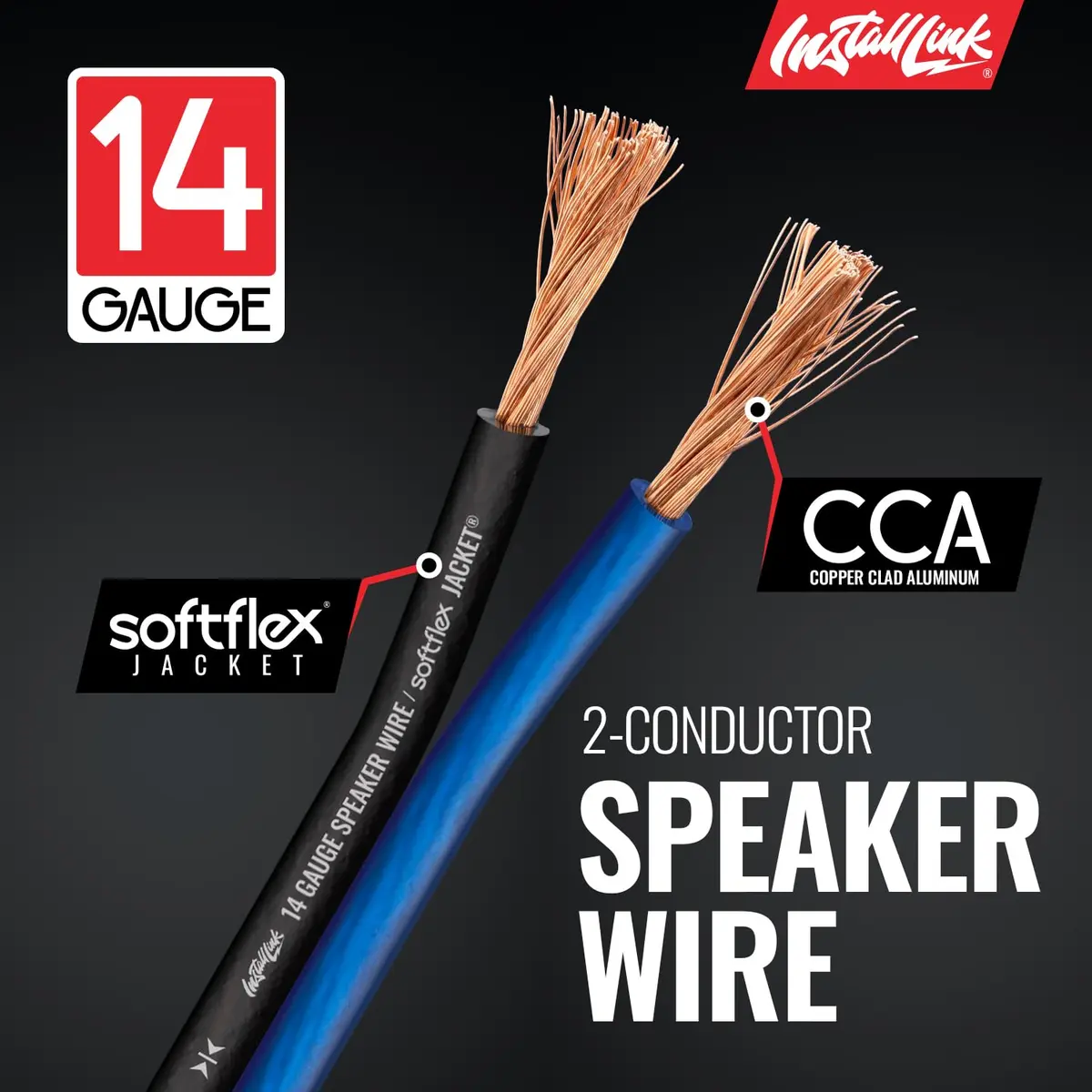 Install Link 14 AWG Gauge Speaker Wire 30.5m (100 Feet) | CCA for Home Theater & Car Audio - view 7