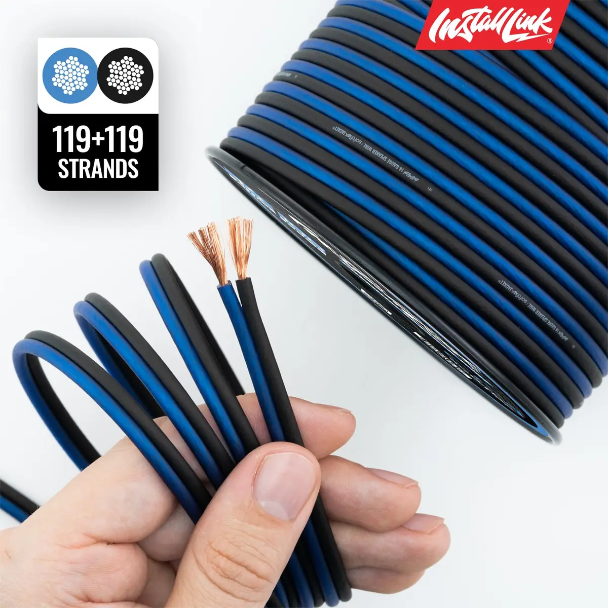 Install Link 14 AWG Gauge Speaker Wire 30.5m (100 Feet) | CCA for Home Theater & Car Audio - view 8