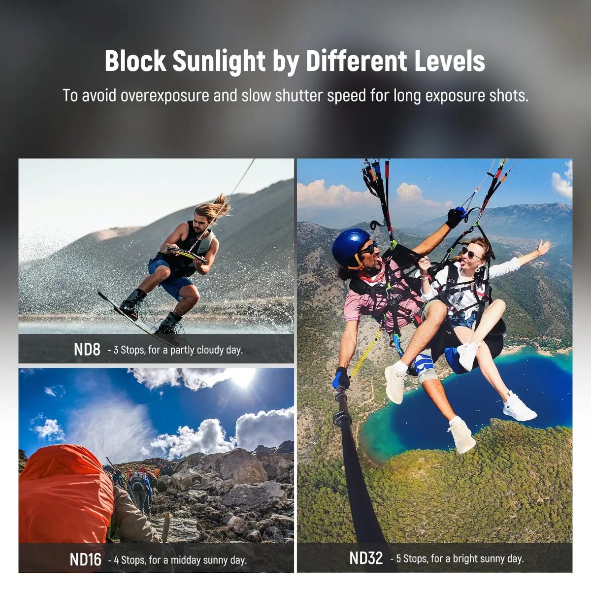 NEEWER ND & CPL Filter Set for GoPro Hero 13/12/11/10/9, 4 Pack | 4 Filters + Case - view 3