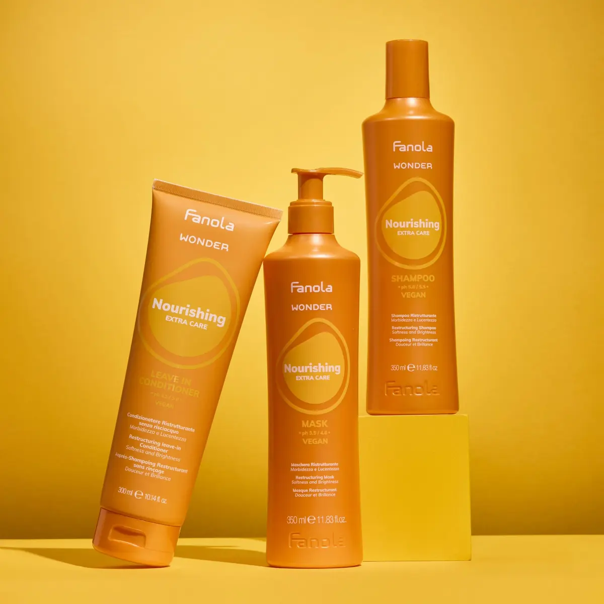 Fanola Restructuring Leave-In Conditioner & Repair Hair Treatment 300ml (10.14 Fl Oz) | Deep Hydration for Damaged, Frizzy Hair - view 3
