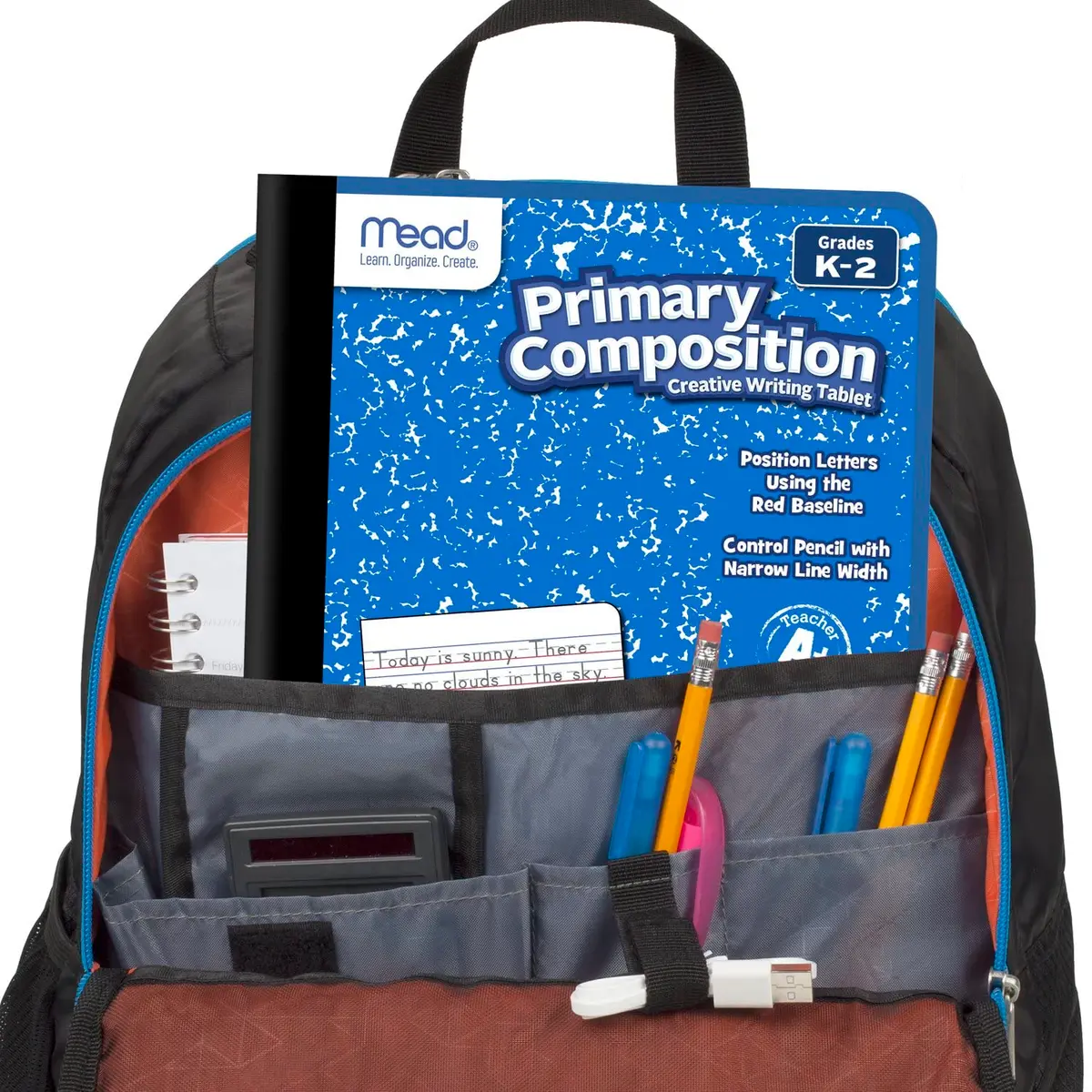 Mead Primary Composition Book, Grades K-2, 7-1/2" x 9-3/4" | Primary Ruled Handwriting Practice (70-120c) - view 6