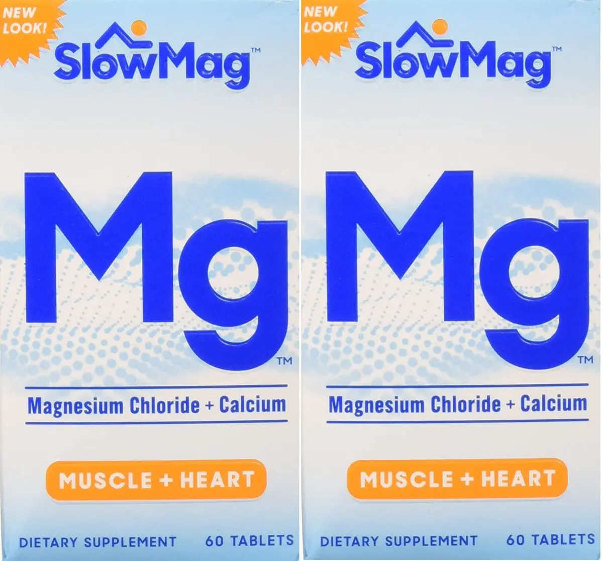 Slow-Mag Magnesium Chloride with Calcium 120 Count | Magnesium & Calcium Support for Heart & Muscles - main product image