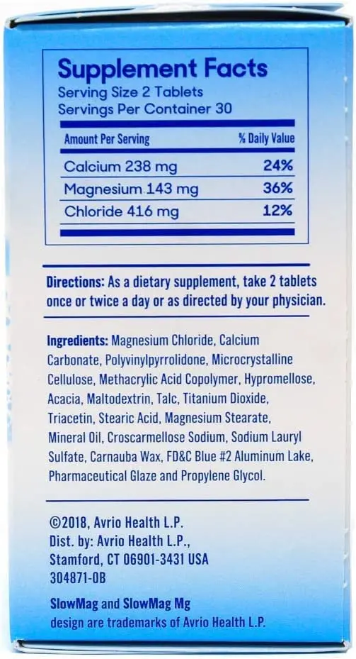 Slow-Mag Magnesium Chloride with Calcium 120 Count | Magnesium & Calcium Support for Heart & Muscles - view 10