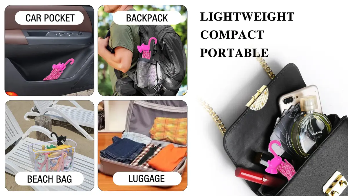 BEITESTAR Phone Umbrella for Sun | Cute Sun Shade & Phone Stand, 4-10” Smartphones, Silicone, Foldable - view 8
