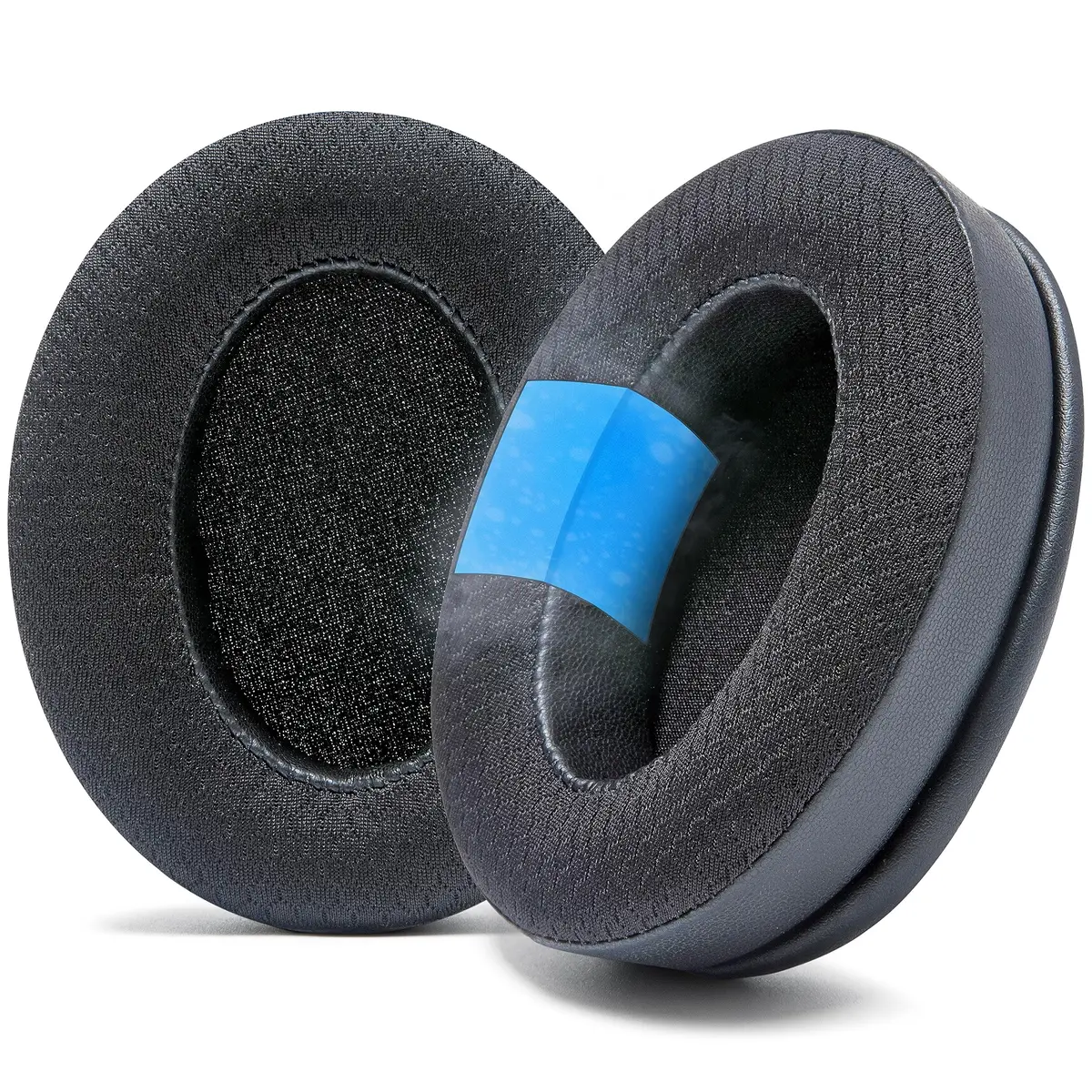 WC Freeze Crusher Cooling Gel Earpads for Skullcandy Crusher & Hesh 3 (2-Pack, Black) - main product image