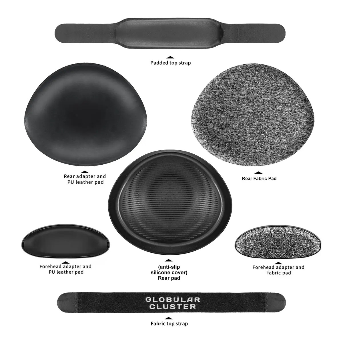 Globular Cluster Comfortable Kit Compatible with Meta Quest Pro | Soft Foam Support & Family Switchable Fit - view 6