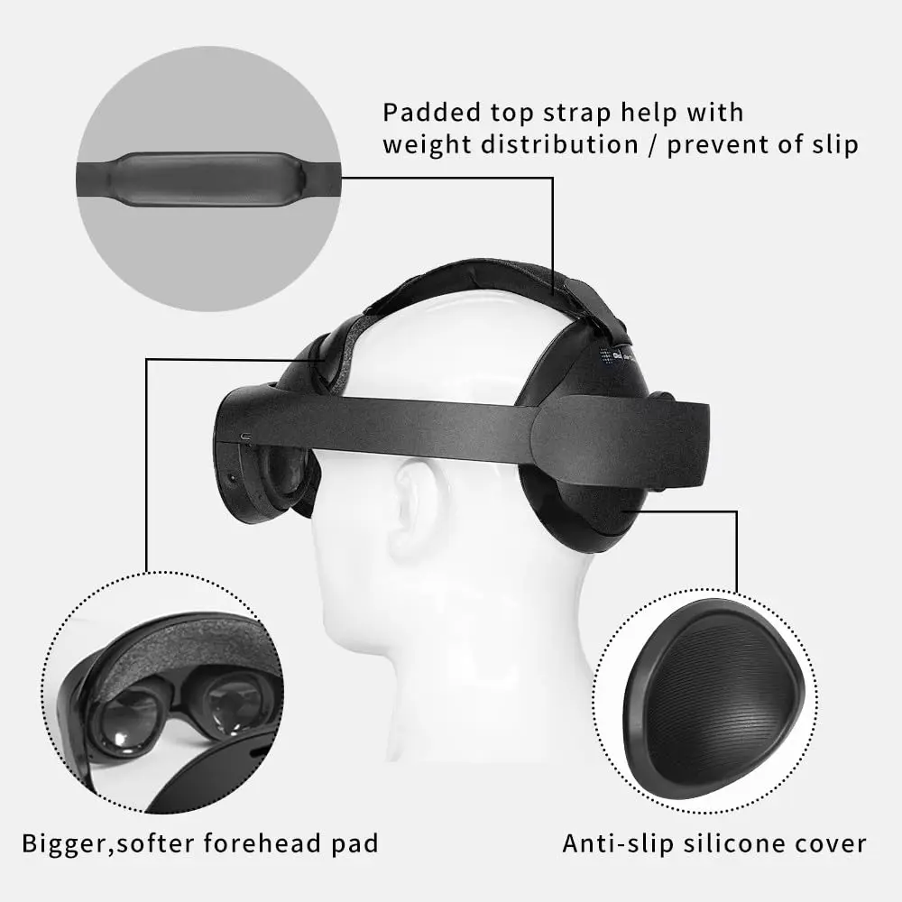 Globular Cluster Comfortable Kit Compatible with Meta Quest Pro | Soft Foam Support & Family Switchable Fit - view 2