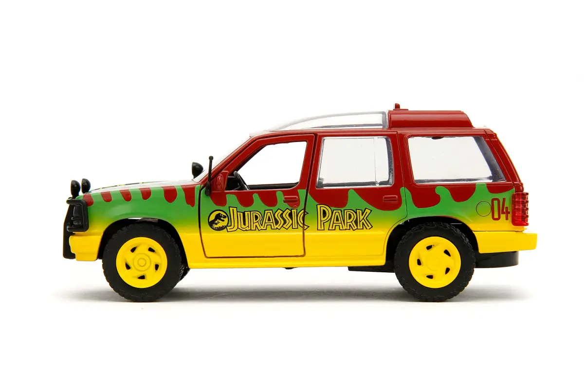 Jada Jurassic Park 1993 Ford Explorer Die-Cast Car 1:32 Scale | Authentic Collectible Toy - view 4