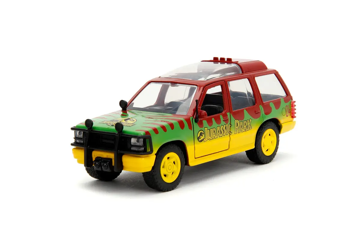 Jada Jurassic Park 1993 Ford Explorer Die-Cast Car 1:32 Scale | Authentic Collectible Toy - main product image