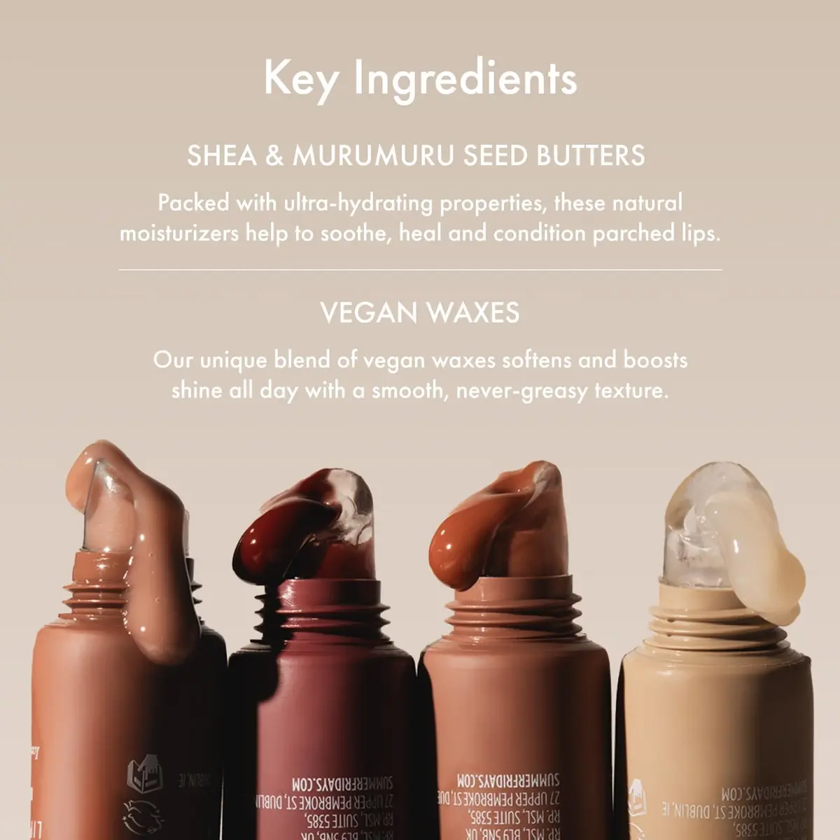 Summer Fridays Lip Butter Balm - Moisturizing Lip Gloss for Instant Shine + Sheer Color - With Nourishing Shea Butter - 0.5 Oz - view 5