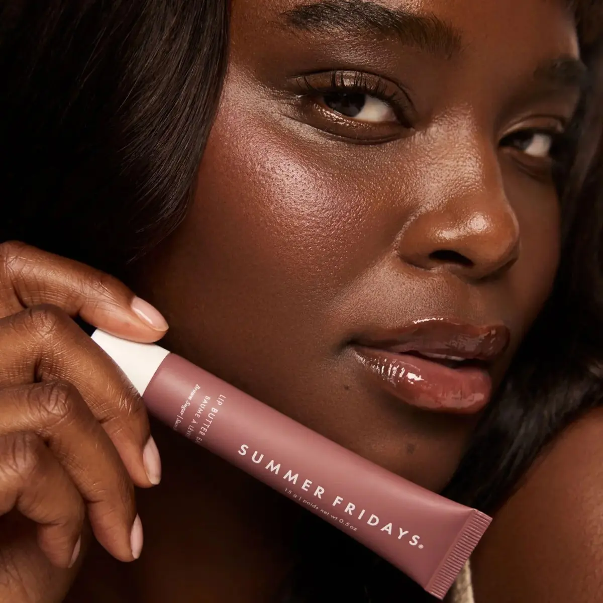 Summer Fridays Lip Butter Balm - Moisturizing Lip Gloss for Instant Shine + Sheer Color - With Nourishing Shea Butter - 0.5 Oz - view 7