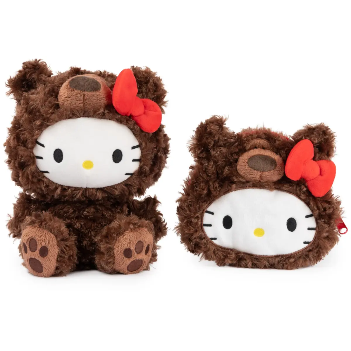 GUND Sanrio Hello Kitty Philbin Teddy Bear Plush Pouch 14cm (5.5") | Soft & Huggable Toy - view 7
