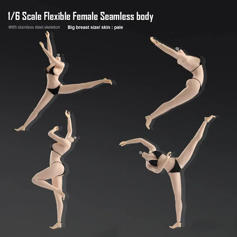 Fremego 1/6 Scale Female Body 30.5cm (12 inch) | Asian Girl Type Seamless Action Figure with Large Bust - view 8