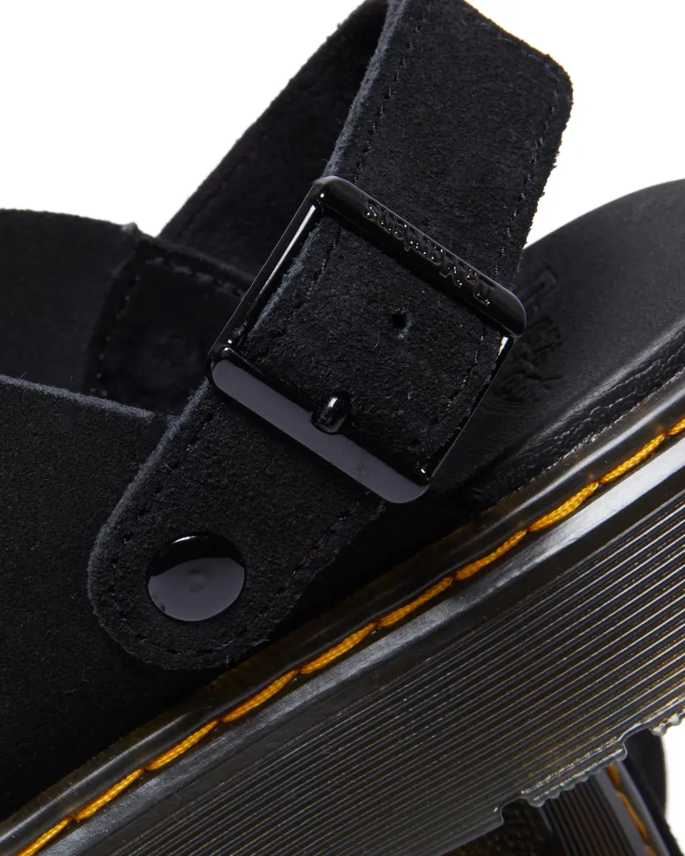 Dr. Martens Carlson Black Medium | Casual Slip-On Mule with Suede Comfort - view 5