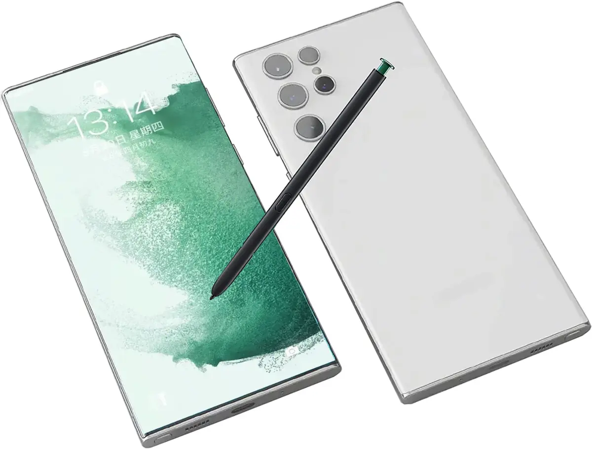 PCTC Green Stylus Pen with Bluetooth for Samsung Galaxy S23 Ultra 5G | Remote Control S Pen - view 3