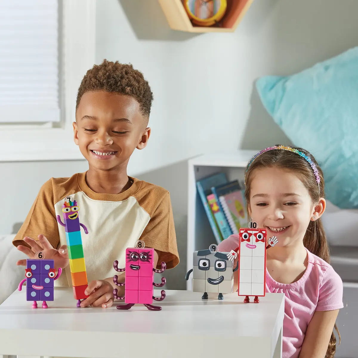 hand2mind Numberblocks Friends Six to Ten Figures – Official Licensed Character Action Set, Educational Toy, 6 Pieces, Plastic, 11.5 x 15 x 1.6 inches - view 7