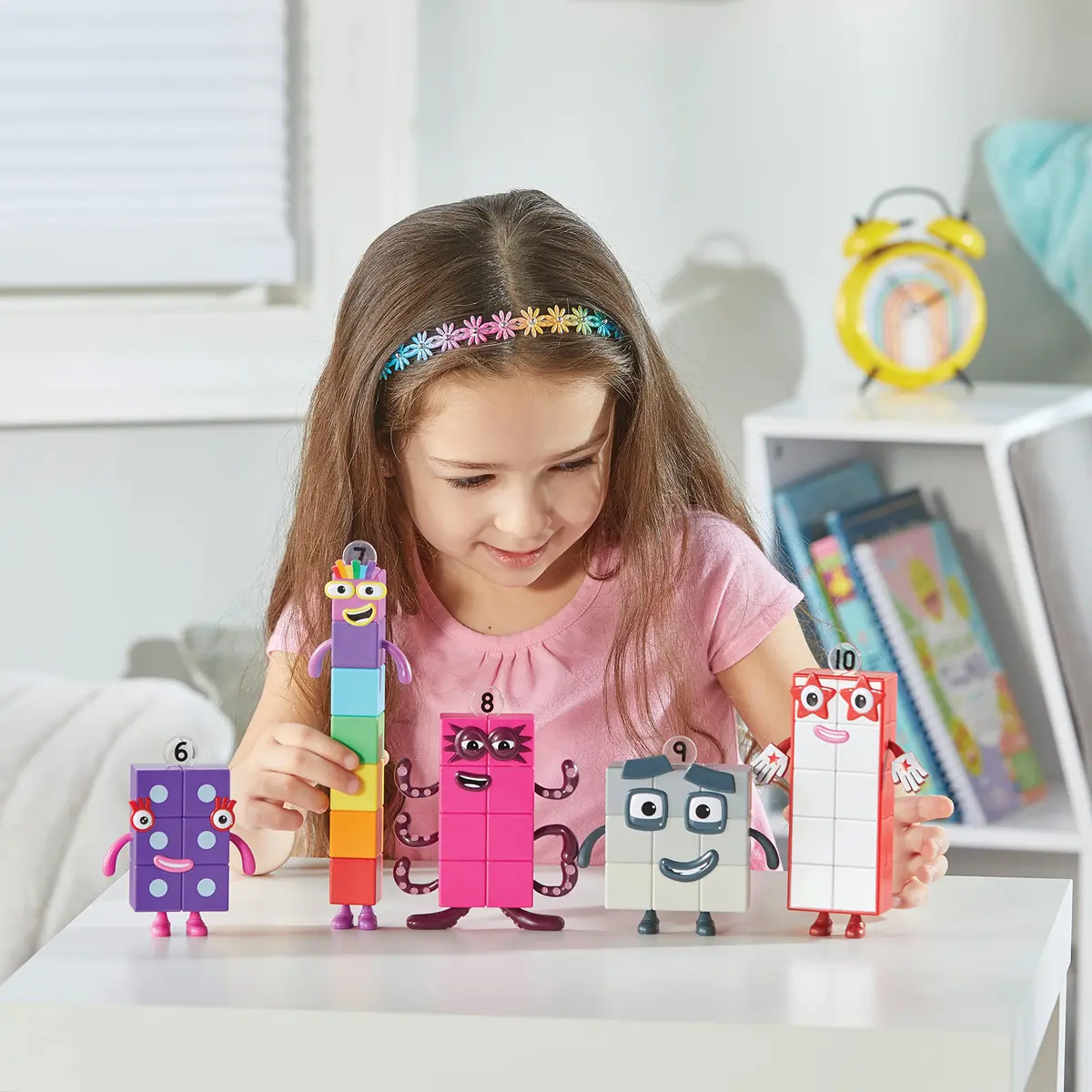 hand2mind Numberblocks Friends Six to Ten Figures – Official Licensed Character Action Set, Educational Toy, 6 Pieces, Plastic, 11.5 x 15 x 1.6 inches - view 8
