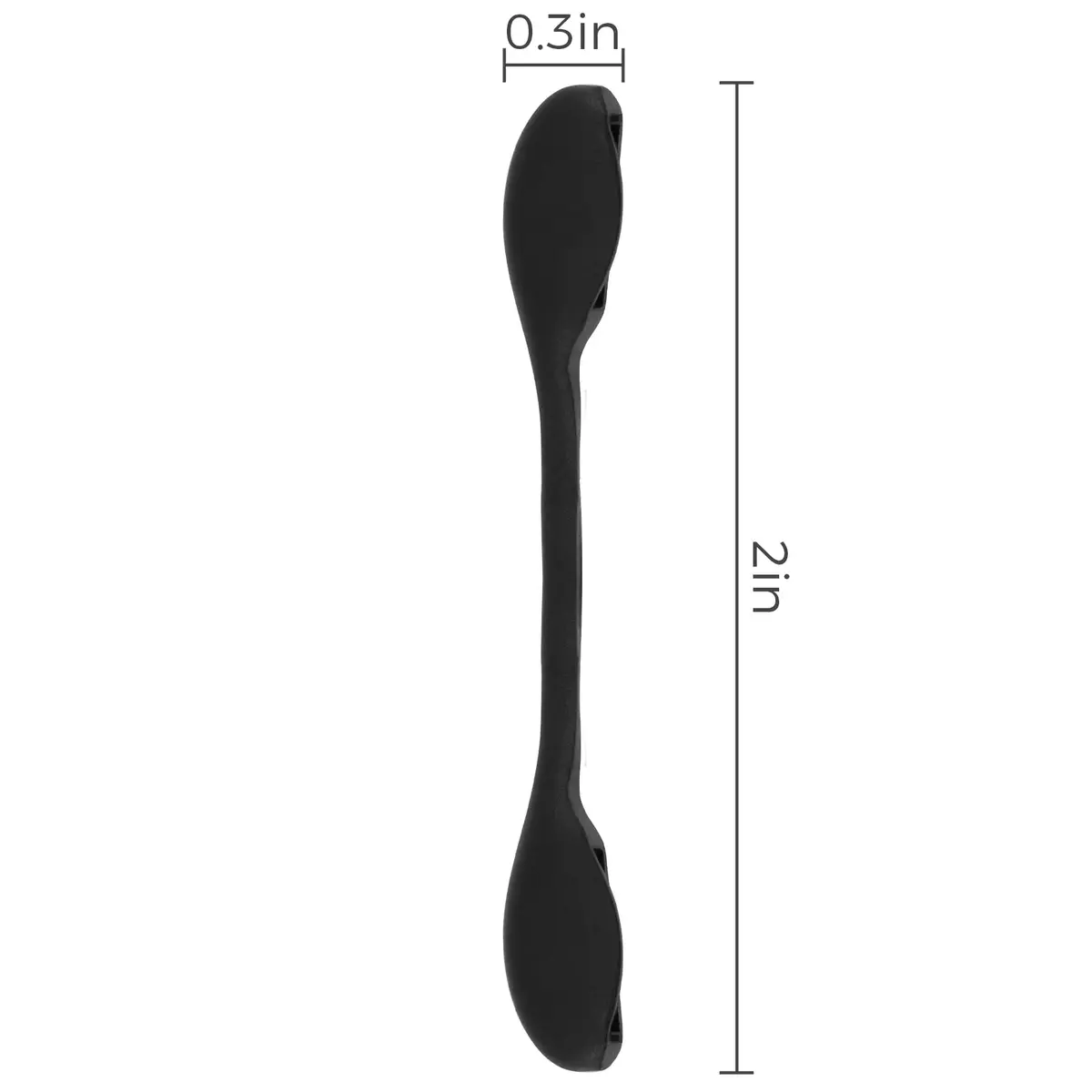 HILEEN Replacement Nose Pads for Oakley Sunglasses | Black Silicone, 51mm x 8mm (1 Piece) - view 3