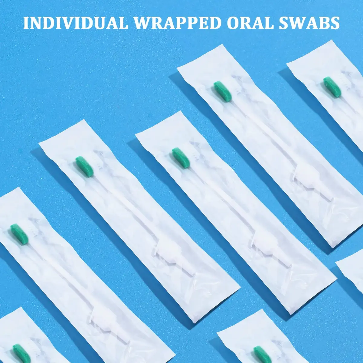 Didaey Oral Suction Swabs Sponge Toothbrush 18 cm (7.09 inches) | Pack of 10 Individually Wrapped - view 4