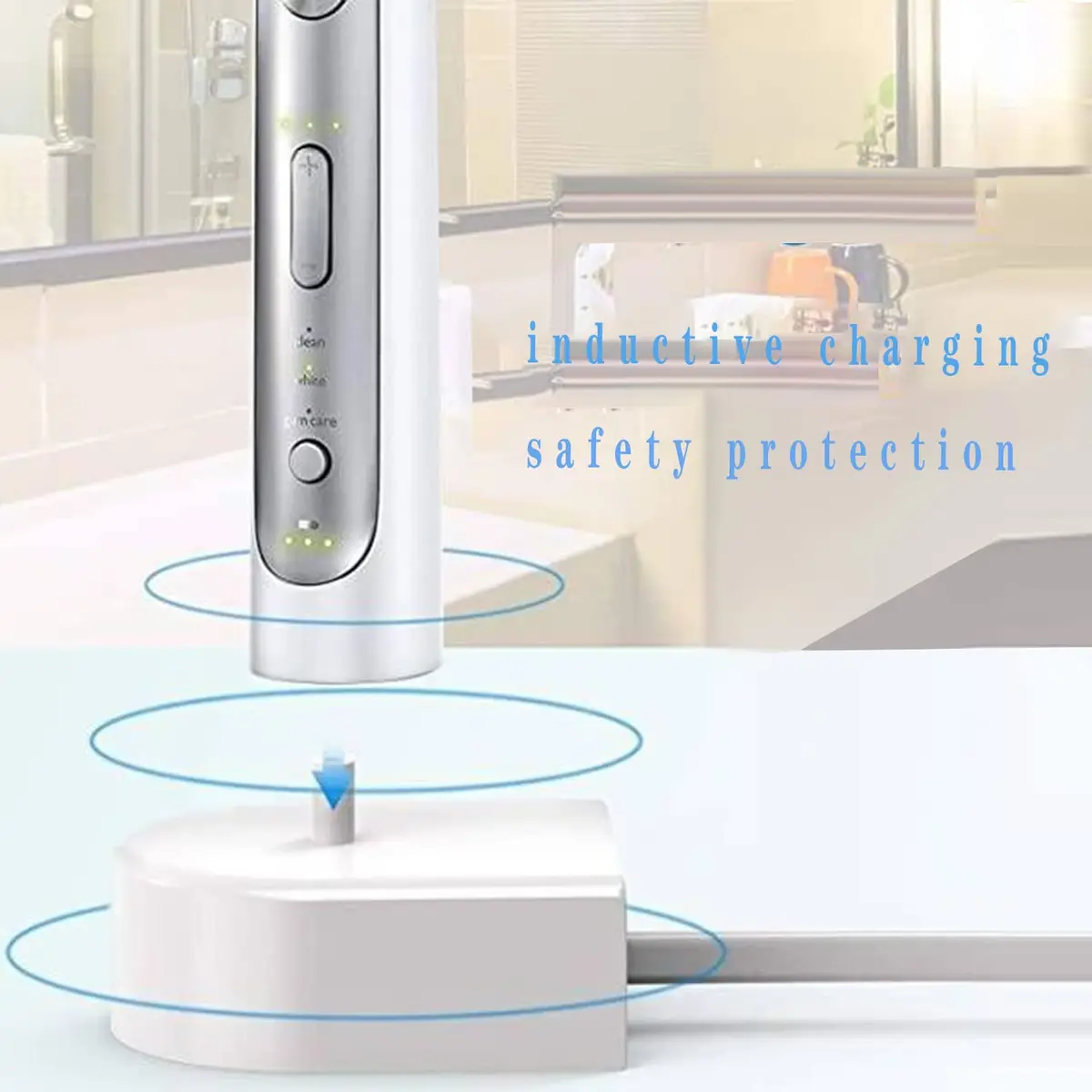HYGAMOCC Electric Toothbrush Charger HX6100 Charging Base | Waterproof IP67 Portable Travel - view 6