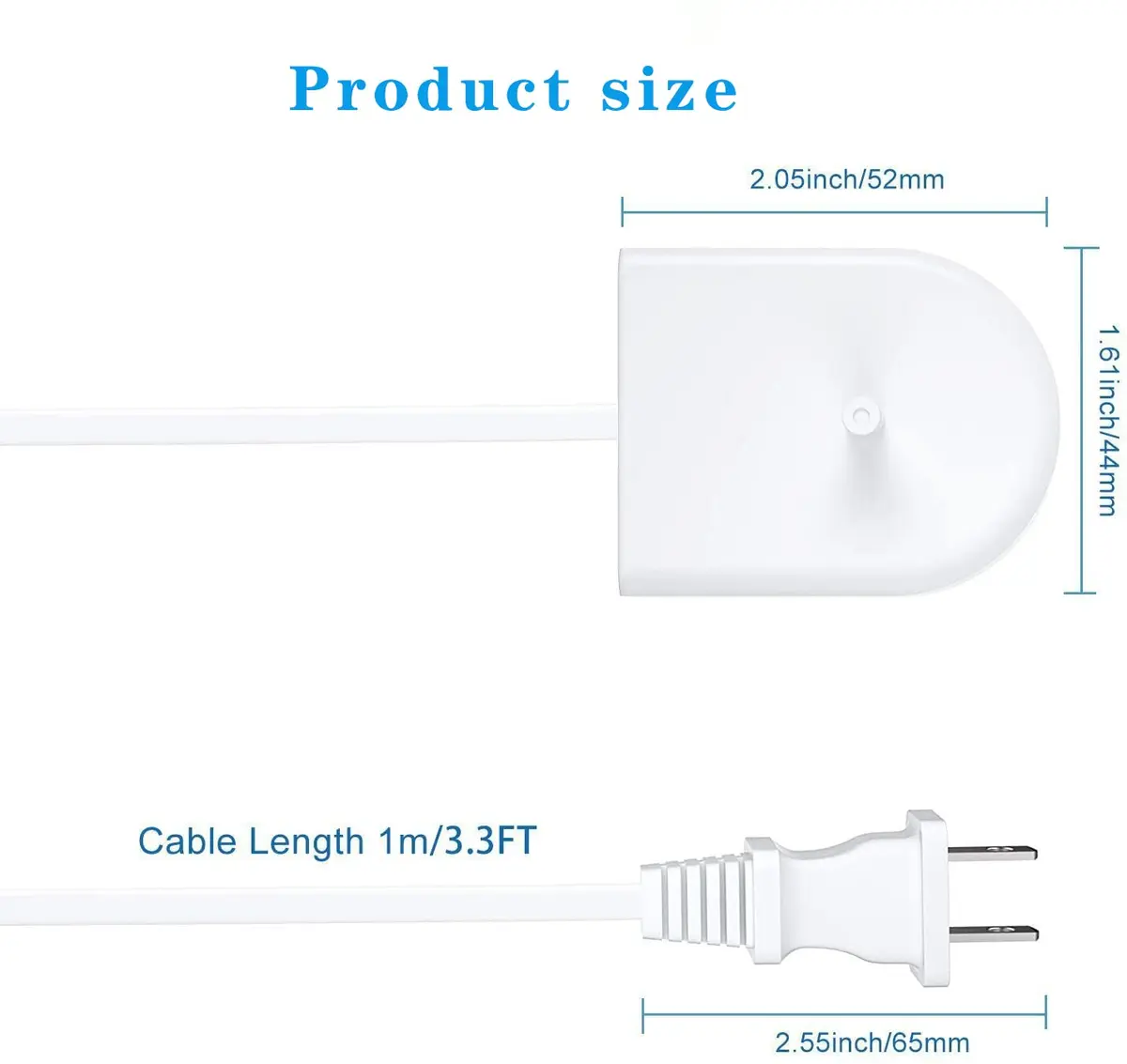 HYGAMOCC Electric Toothbrush Charger HX6100 Charging Base | Waterproof IP67 Portable Travel - view 7