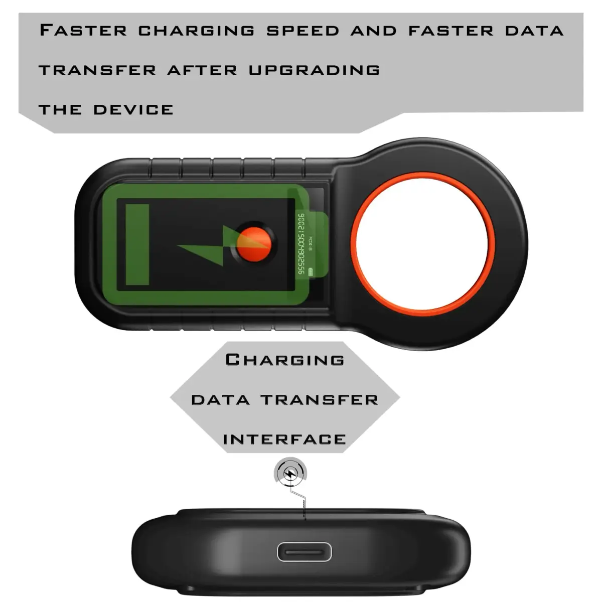 Smoostart Microchip Scanner ISO11784/85/FDX-B/EMID 128 Data Upload to PC | Faster Recognition, 128 Data Storage - view 5