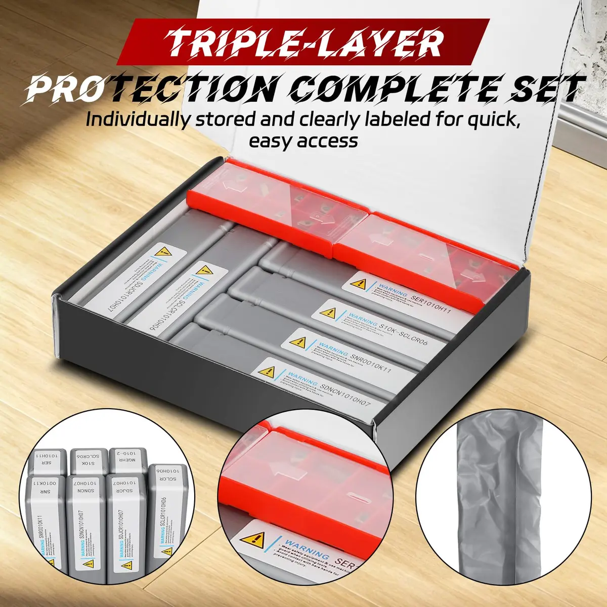 Joogto Indexable Lathe Turning Tool Kit 21Pcs | Precision Machining Set for Professionals & DIY - view 8