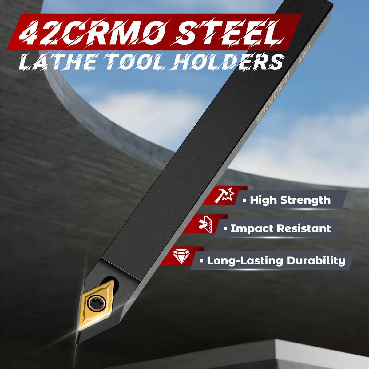 Joogto Indexable Lathe Turning Tool Kit 21Pcs | Precision Machining Set for Professionals & DIY - view 4