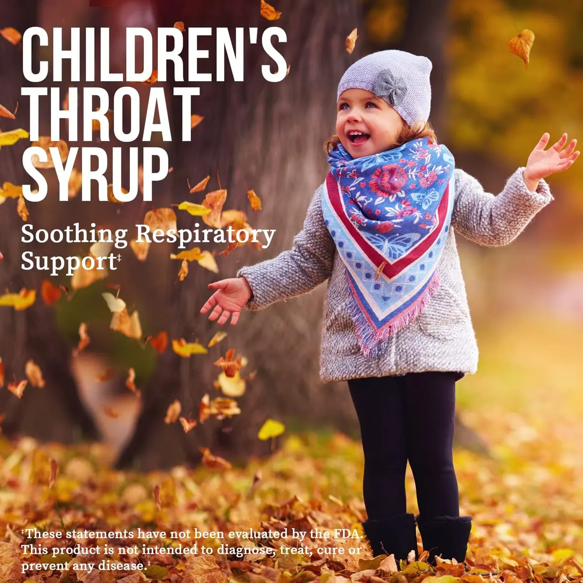 ZAND Honey Gardens Kids Cherry & Honey Throat Syrup | Herbal Raw Honey Formula for Kids, 24 Servings, 4 FL Oz - view 4
