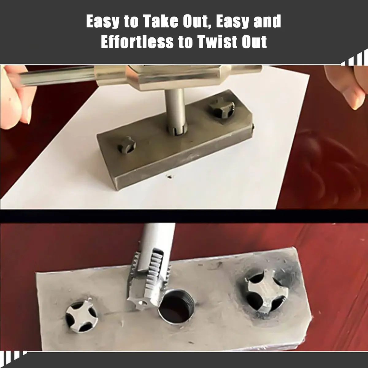 Flylin Screw Tap Extractor Set 10Pcs High Speed Steel | Industrial & Home Repair - view 2