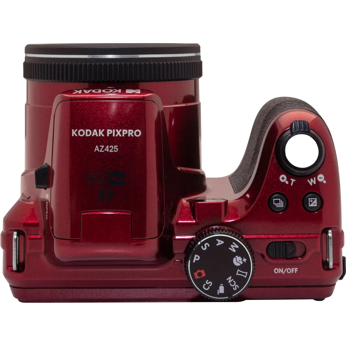 Kodak PIXPRO AZ425 Digital Camera with 42x Optical Zoom, 20MP CCD Sensor, 64GB Card & Accessories (Red) - view 5