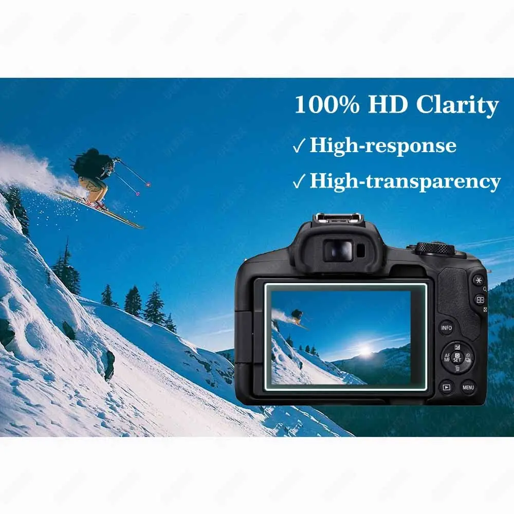 ULBTER Screen Protector for Canon EOS R50 EOS R8 Camera | 3 Pack Ultra-Clear 9H Tempered Glass - view 5