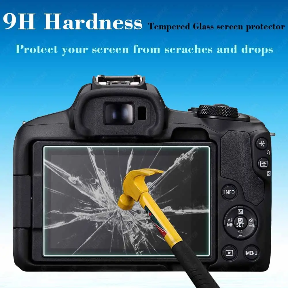 ULBTER Screen Protector for Canon EOS R50 EOS R8 Camera | 3 Pack Ultra-Clear 9H Tempered Glass - view 3
