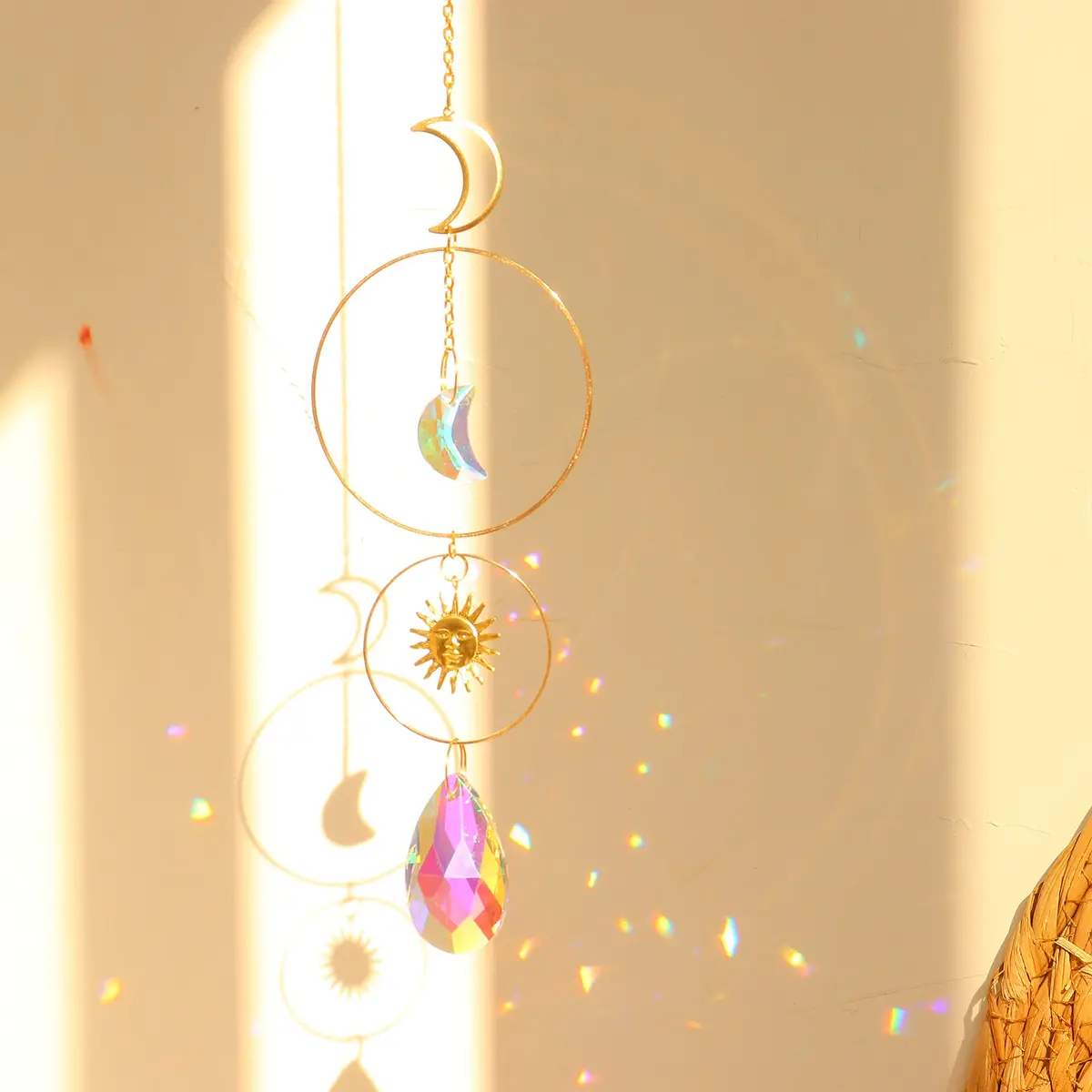 ilclviz Suncatcher Crystal Hanging Sun Catcher | Colorful Rainbows & Elegant Decor (70-120 chars) - view 8