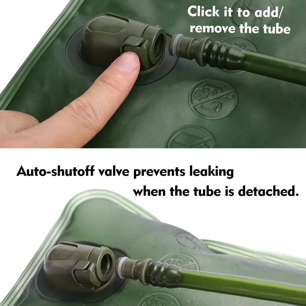 CHERAINTI 1.5L Hydration Bladder | 1.42 L (1.5 L) Water Reservoir for Hiking Backpacks - view 4
