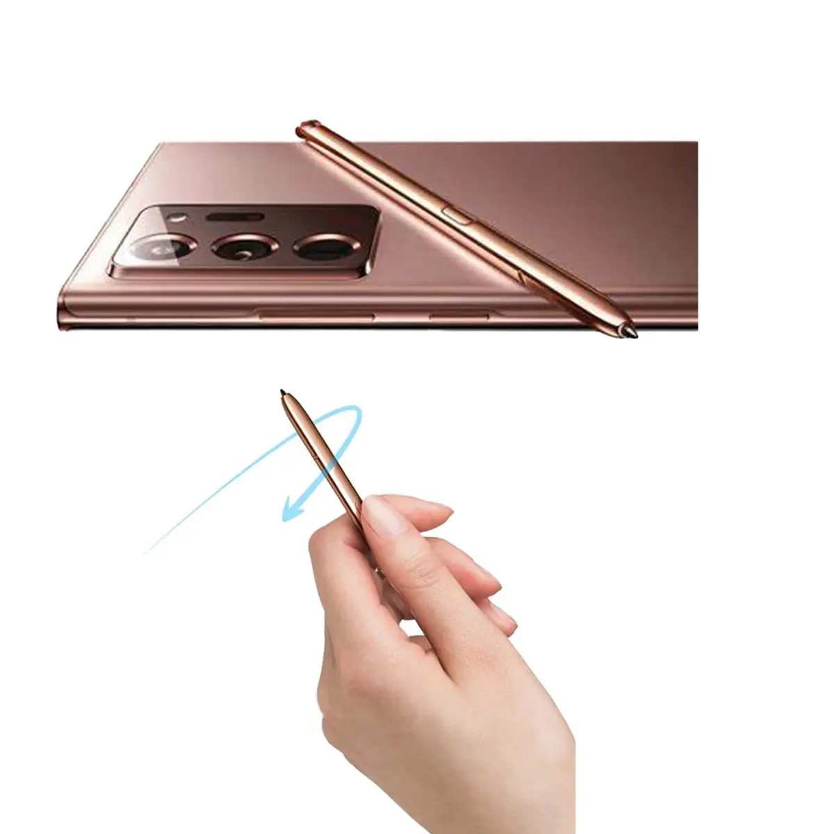 Alovexiong Galaxy Note 20 Stylus Pen with Bluetooth | Pressure Sensitive, Gold - view 2