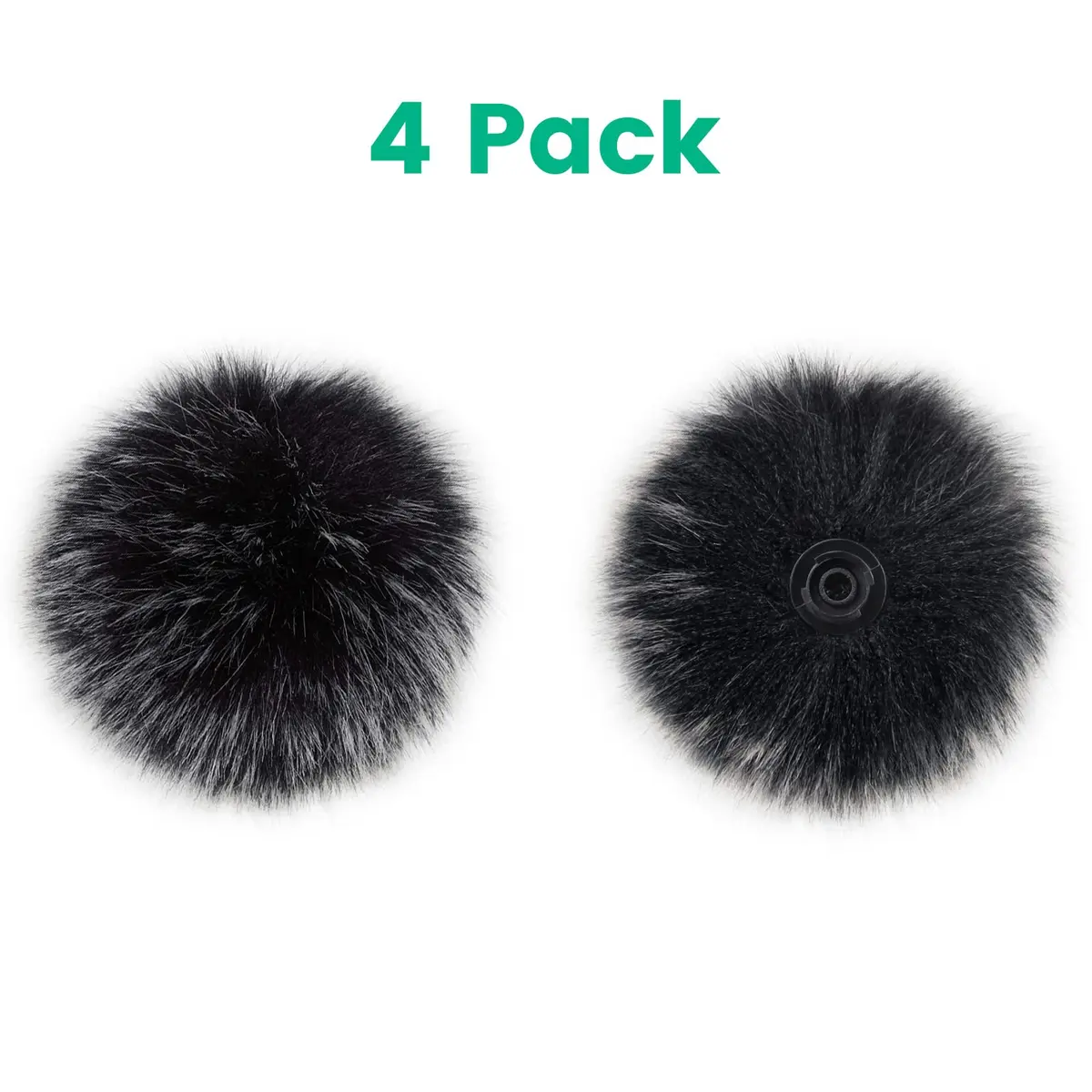 YEAOI 4-Pack Furry Windscreens for DJI MIC Transmitter (TX) | Noise Reduction & Voice Clarity - view 6