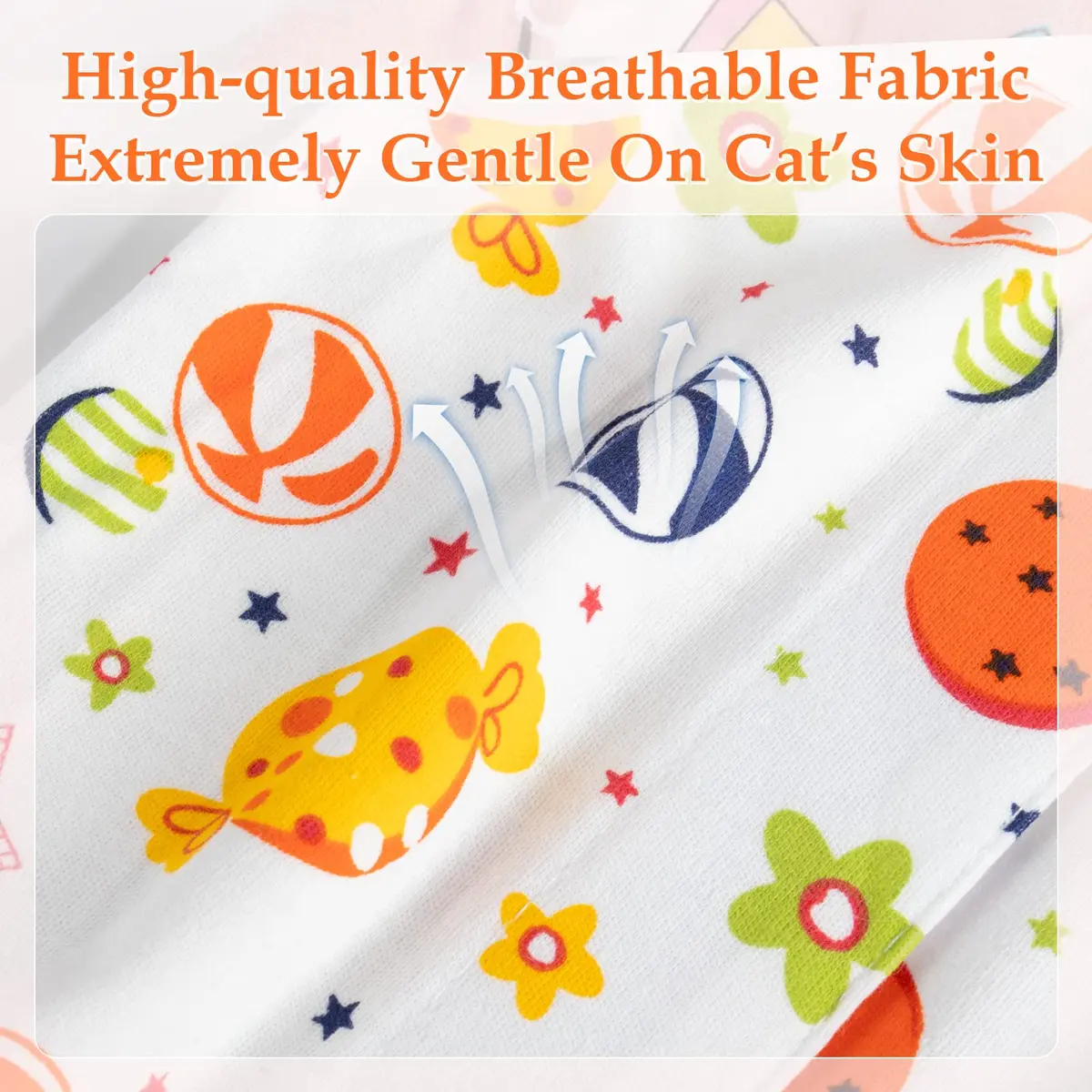 ANWA Cat Recovery Suit Female, Breathable Cat Surgery Recovery Suits | Post-Operative Support for Cats - view 5