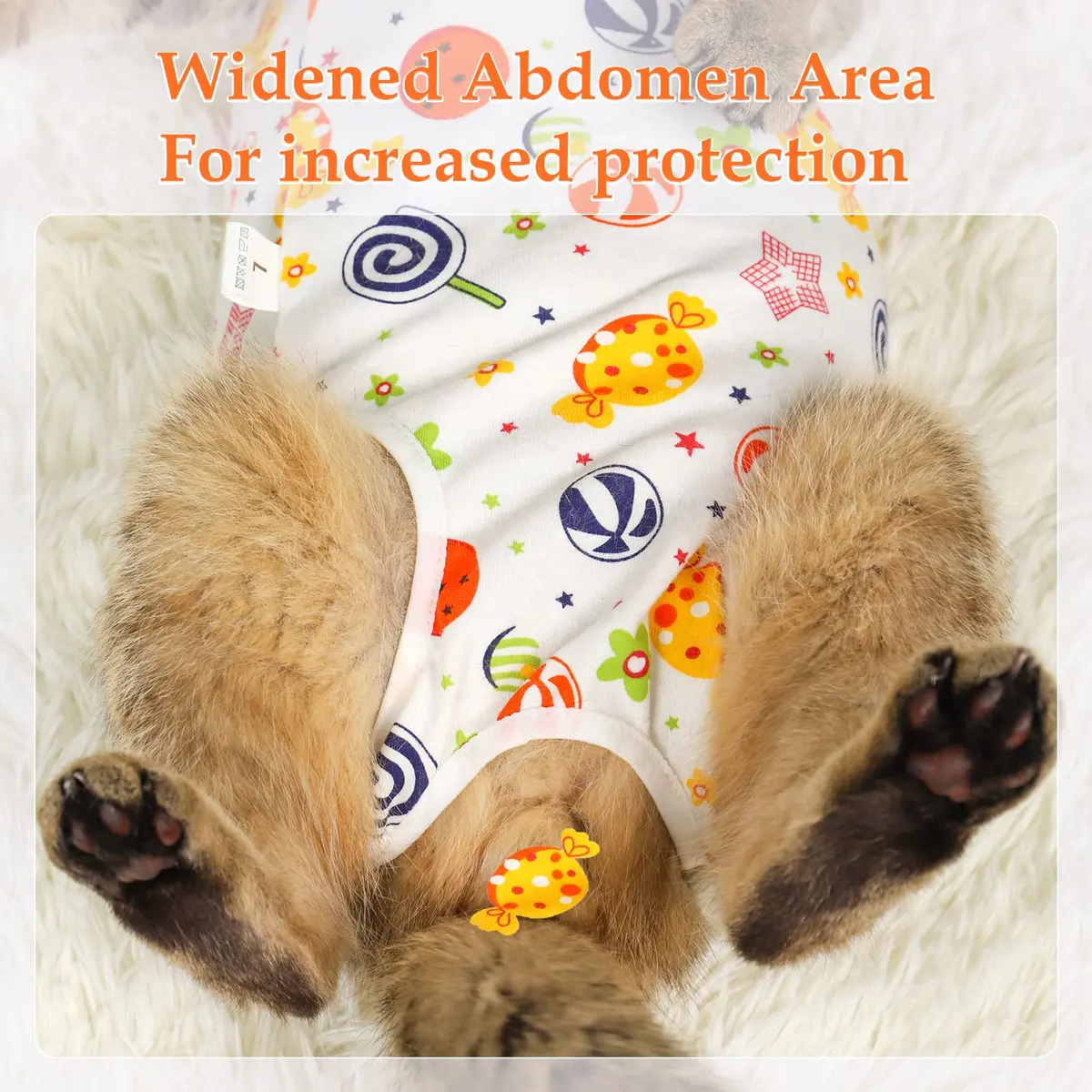 ANWA Cat Recovery Suit Female, Breathable Cat Surgery Recovery Suits | Post-Operative Support for Cats - view 3