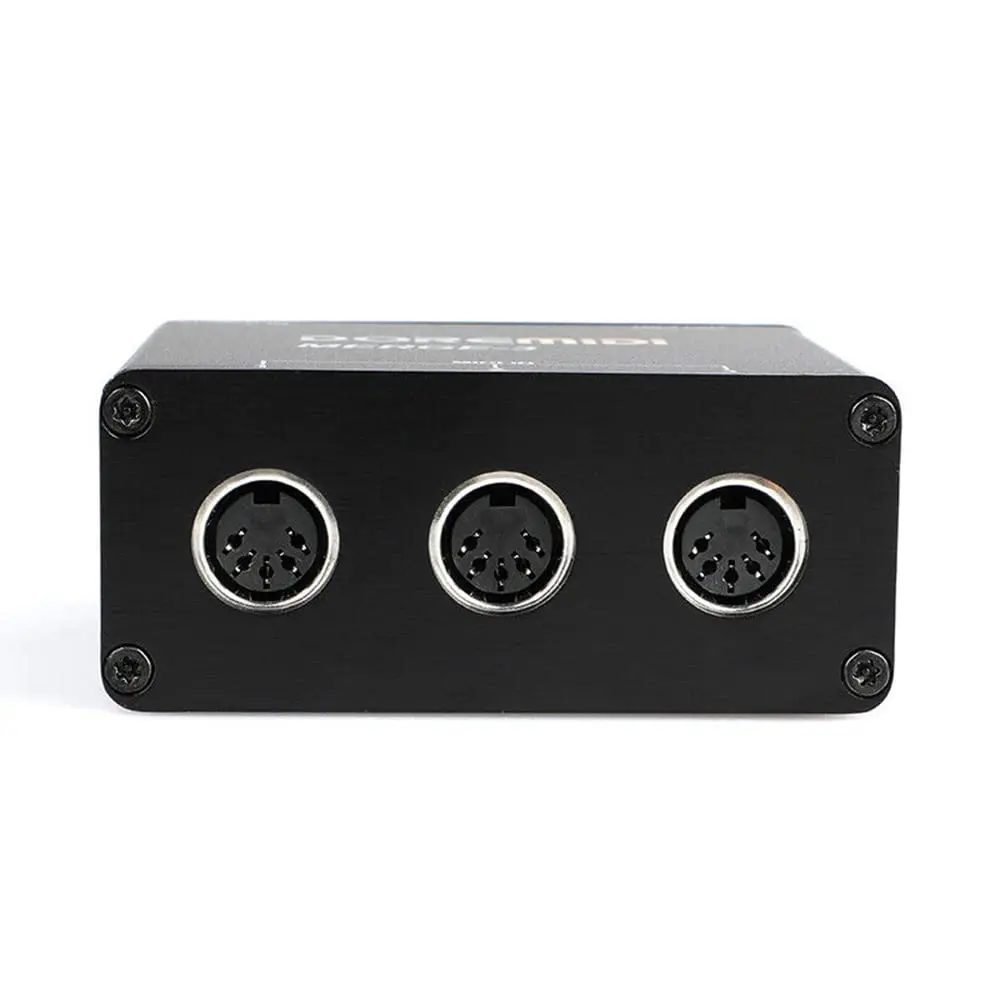 DOREMiDi MERGE-3 MIDI Merge Box with 3 Inputs & 1 Output | USB Powered Hardware MIDI Merger - view 5