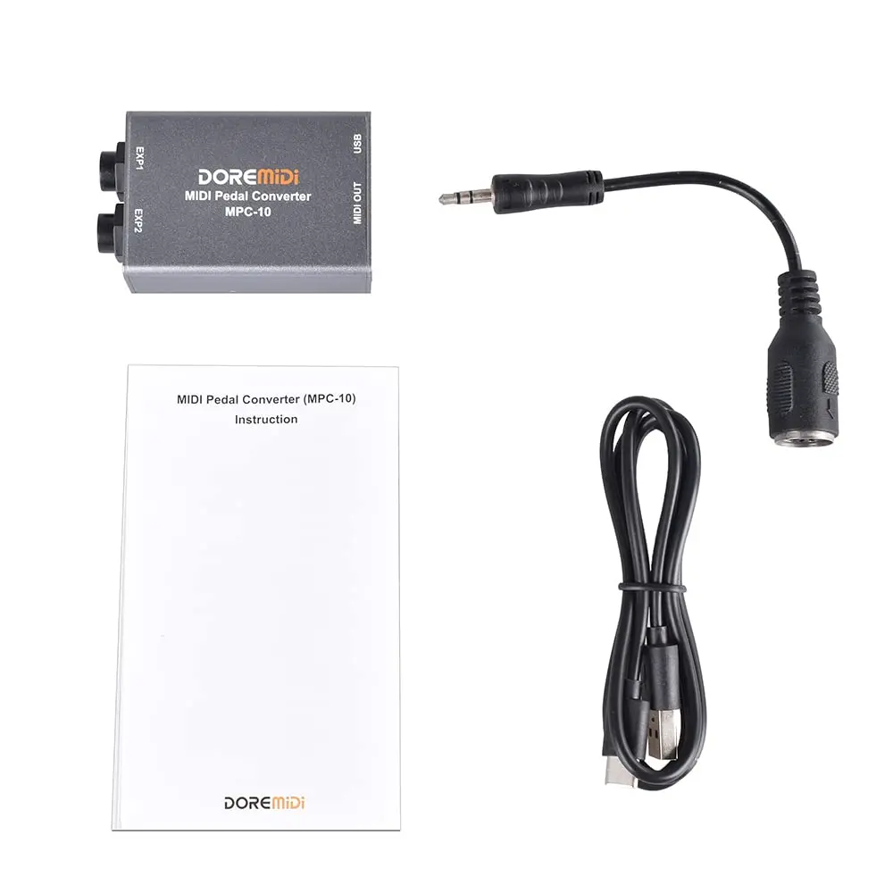 DOREMiDi Expression Pedal Converter Pedal Sustain Pedal Expander MPC-10 | MIDI Pedal Compatibility & USB Control - view 5