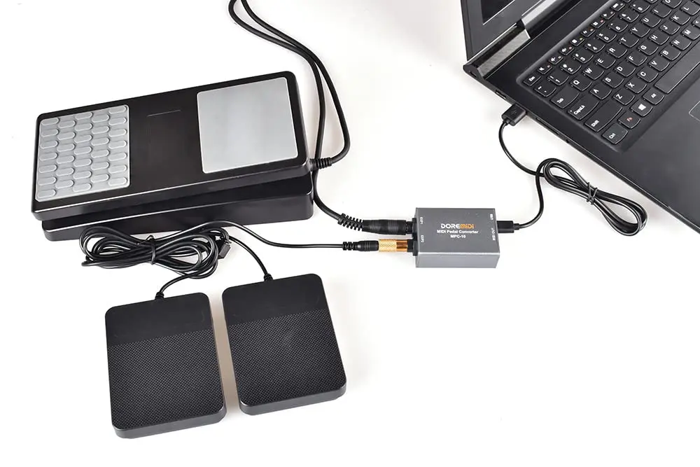 DOREMiDi Expression Pedal Converter Pedal Sustain Pedal Expander MPC-10 | MIDI Pedal Compatibility & USB Control - view 6