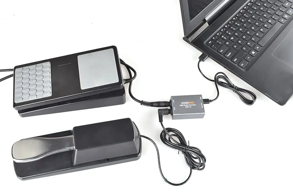 DOREMiDi Expression Pedal Converter Pedal Sustain Pedal Expander MPC-10 | MIDI Pedal Compatibility & USB Control - view 7