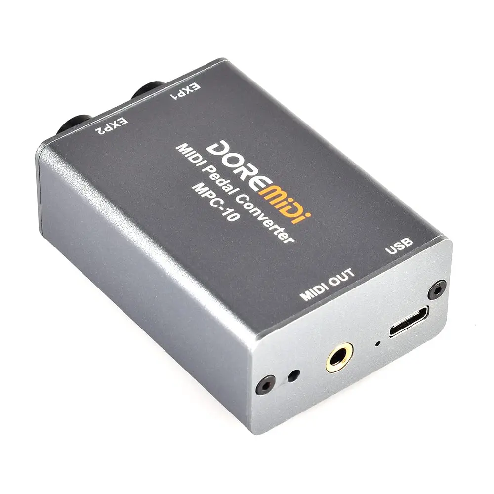 DOREMiDi Expression Pedal Converter Pedal Sustain Pedal Expander MPC-10 | MIDI Pedal Compatibility & USB Control - view 2