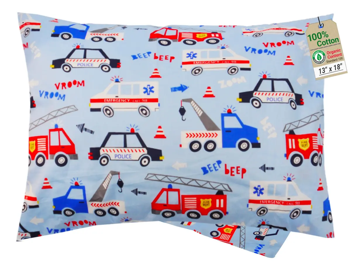 ZPECC Toddler Pillow with Pillowcase 13x18 Organic Cotton Hypoallergenic Kids Pillow for Travel & Nursery - main product image